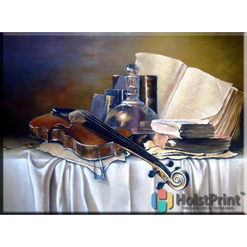 Скрипка картина, , 168.00 грн., STL777061, , Картины Натюрморт (Репродукции картин)